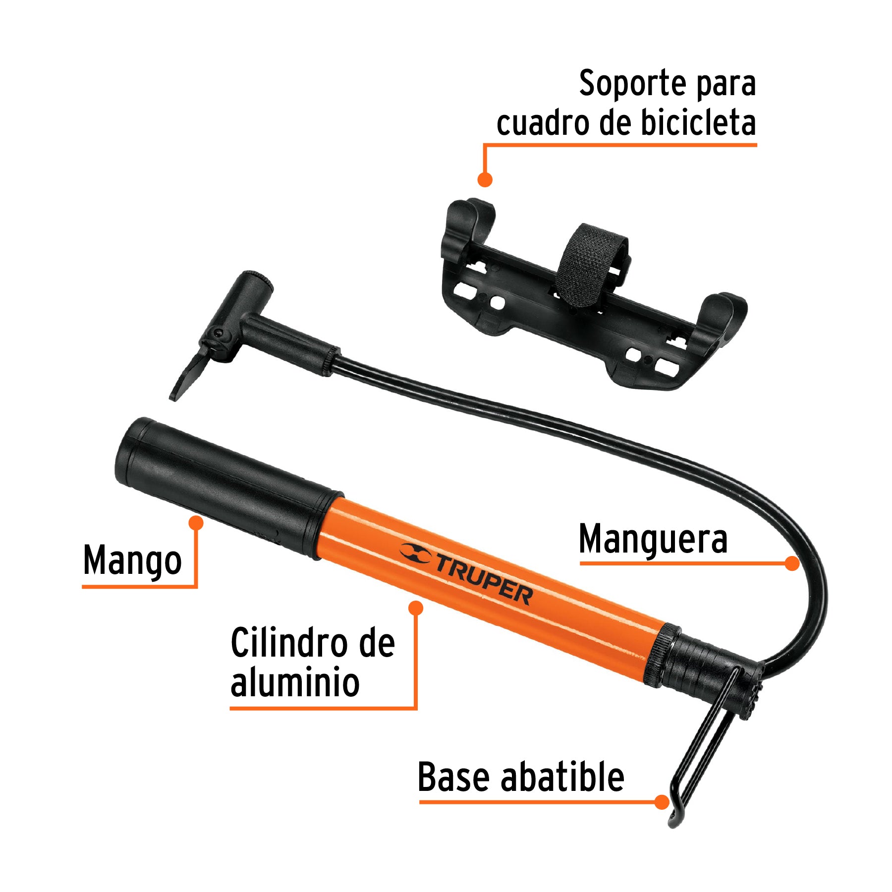 Automotriz - Bomba para Inflar Truper Mini