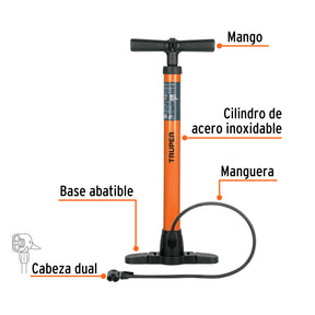 Automotriz - Bomba para Inflar Truper De 23"