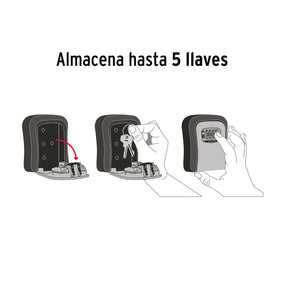 Hogar - Guardallaves para Pared Hermex 12 cm