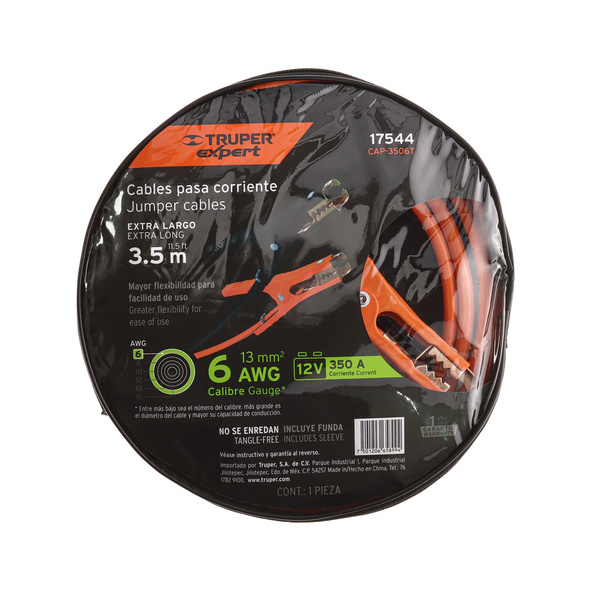 Automotriz - Cables Pasa Corriente 3.5 M CALIBRE 6