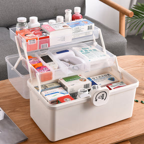 Home - Extra Large White Medicine Box