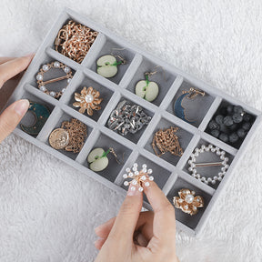 Home - Jewelry Tray With 15 Divisions