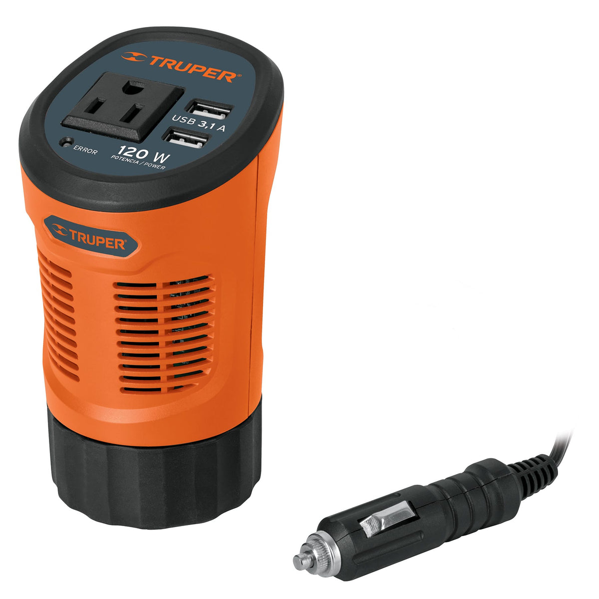 Automotriz - Inversor De Corriente Truper 120W