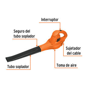 Jardinería - Sopladora Eléctrica Truper De 960 W